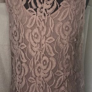 Tempo Paris lacy tank top.